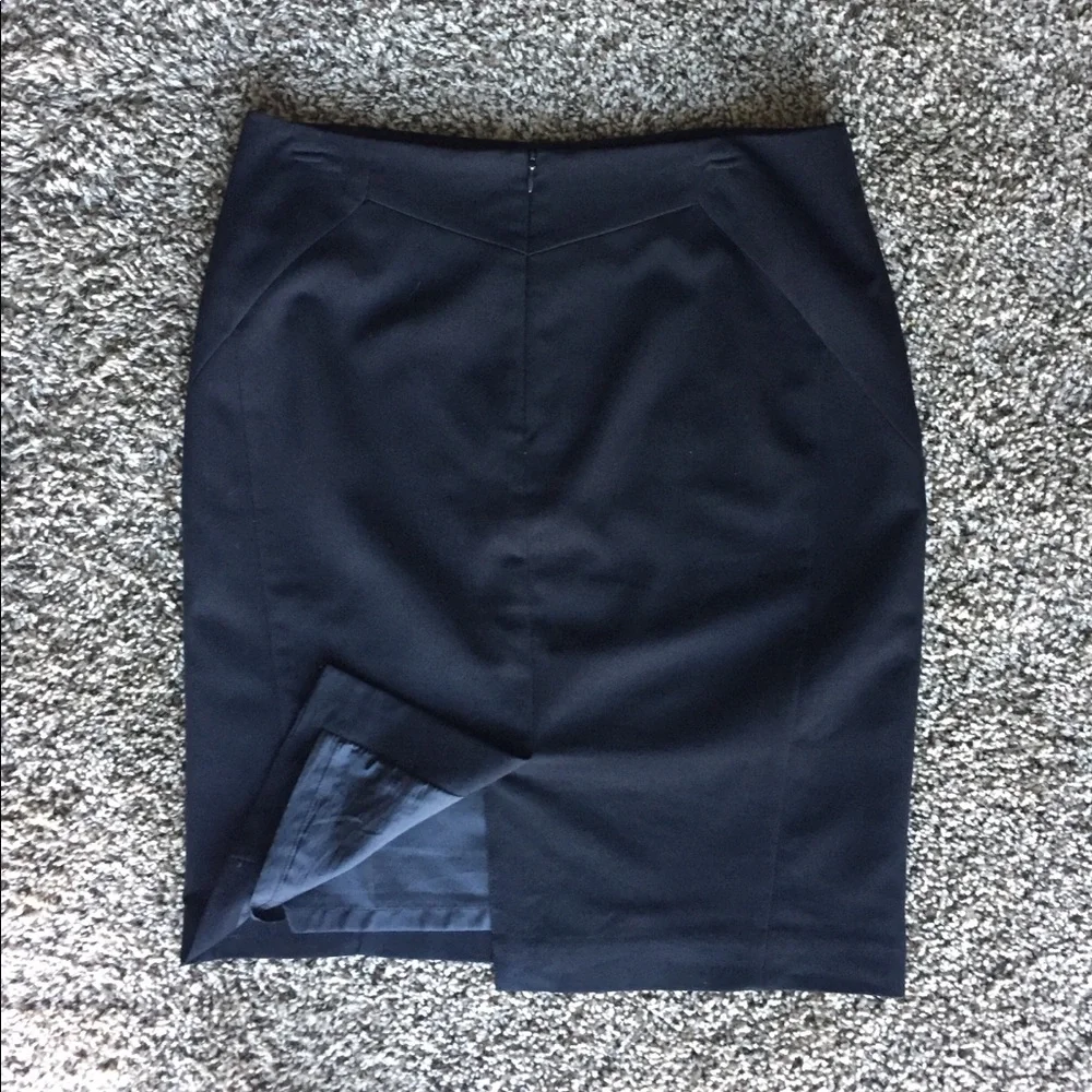 Worthington Dark Gray Pencil Skirt